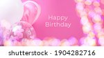 pink and white balloons with... | Shutterstock . vector #1904282716