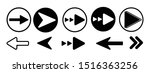 arrow icon set vector... | Shutterstock .eps vector #1516363256