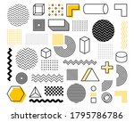 geometric shape in vintage... | Shutterstock .eps vector #1795786786