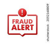 fraud alert. security audit ... | Shutterstock .eps vector #2052168809