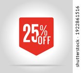special offer sale red tag.... | Shutterstock .eps vector #1922861516