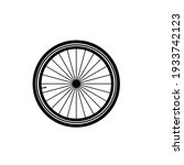 Bicycle Wheel On A White...