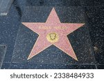 Small photo of Hollywood, California – May 29, 2023: Star of RAOUL WALSH on Hollywood Walk of Fame, Hollywood Boulevard
