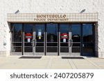 Small photo of Montebello, California – October 30, 2023: Montebello Police Department located at 1600 W Beverly Blvd, Montebello – Los Angeles County