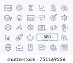 search engine optimization... | Shutterstock .eps vector #751169236