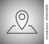 location icon | Shutterstock .eps vector #696053896