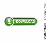 vector of green download button ... | Shutterstock .eps vector #1739520740