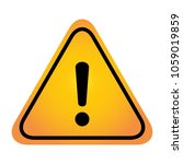exclamation danger sign | Shutterstock .eps vector #1059019859