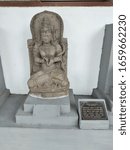 Small photo of sculpture of artistic and historic value which is distorted in the museum mpu tantular, sidoarjo, east java, very well maintained (sidoarjo, february 26th 2020)