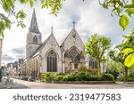 Small photo of ROUEN, FRANCE - MAY 29,2023 - Saint Vivien church in the streets of Rouen. Rouen is a city on the River Seine in northern France.