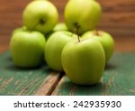 Photo Of Heap Of Green Apples...