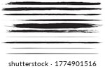 vector set of grunge black... | Shutterstock .eps vector #1774901516