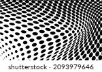 the halftone texture is chaotic ... | Shutterstock .eps vector #2093979646