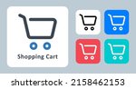 shopping cart icon   vector... | Shutterstock .eps vector #2158462153
