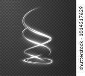 glowing shiny spiral lines... | Shutterstock .eps vector #1014317629