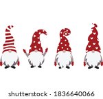 christmas gnome vector... | Shutterstock .eps vector #1836640066
