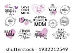 mother's day vector set  mother'... | Shutterstock .eps vector #1932212549