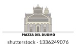 Italy  Pisa  Piazza Del Duomo...