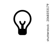 lightbulb bulb light lamp idea... | Shutterstock .eps vector #2068353179