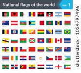flags of the world. vector... | Shutterstock .eps vector #1024797496