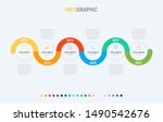 timeline infographic design... | Shutterstock .eps vector #1490542676