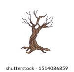 Abstract Of Dead Tree Vector...