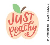 Just Peachy Illustration