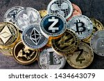 Crypto Currency Background With ...