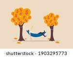 passive income  earning with no ... | Shutterstock .eps vector #1903295773