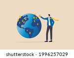 global business expansion  open ... | Shutterstock .eps vector #1996257029