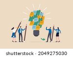 ideation  brainstorming to... | Shutterstock .eps vector #2049275030