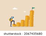 start invest in stock market ... | Shutterstock .eps vector #2067435680