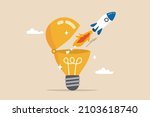 innovation to launch new idea ... | Shutterstock .eps vector #2103618740