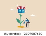 grow your shop and earn more... | Shutterstock .eps vector #2109087680