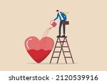 work passion  motivation to... | Shutterstock .eps vector #2120539916