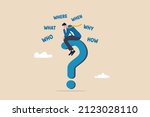5w1h asking questions for... | Shutterstock .eps vector #2123028110