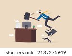 frustration and chaos from... | Shutterstock .eps vector #2137275649