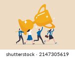 team achievement  teamwork... | Shutterstock .eps vector #2147305619