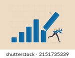 economic recession from high... | Shutterstock .eps vector #2151735339
