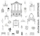 set of icons furniture and... | Shutterstock .eps vector #1859299600
