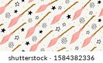 witch seamless pattern.... | Shutterstock .eps vector #1584382336
