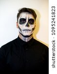 Man In Make Up Halloween....