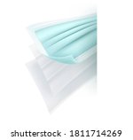 surgical medical mask shows 3... | Shutterstock .eps vector #1811714269