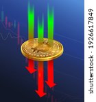 bitcoin trading market for... | Shutterstock .eps vector #1926617849