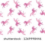 Vector Seamless Pattern Of Pink ...