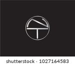 nt circle shape letter design  | Shutterstock .eps vector #1027164583