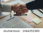 Small photo of closeup.handshake business partners agree to contract Real Estate Venture International trade,contract investment in meetings vision to invest for profit