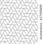 seamless geometric pattern.... | Shutterstock .eps vector #617450609