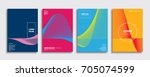 minimal vector covers design.... | Shutterstock .eps vector #705074599