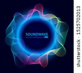 soundwave vector abstract... | Shutterstock .eps vector #1525702013